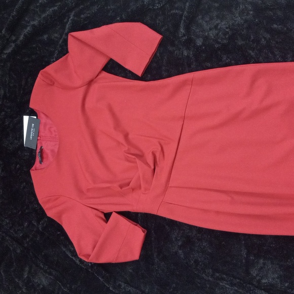 Nwt Lafayette 148 burnt umber dress - Picture 1 of 7